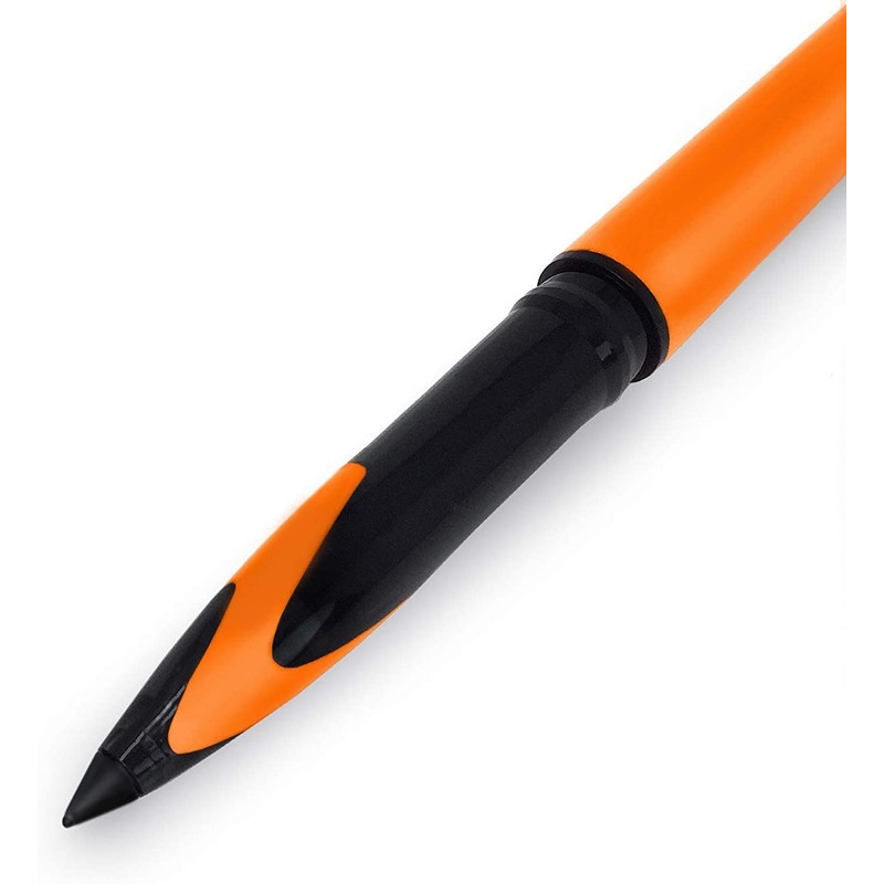 uni-ball Air – 0.5mm Rollerball - Orange Barrel - Black