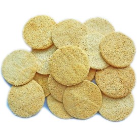 Jins-hung Paquete De 18 Almohadillas Exfoliantes De Esponja De Lufa Na