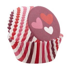 Wilton Modern Hearts Baking Cups, 75 Count