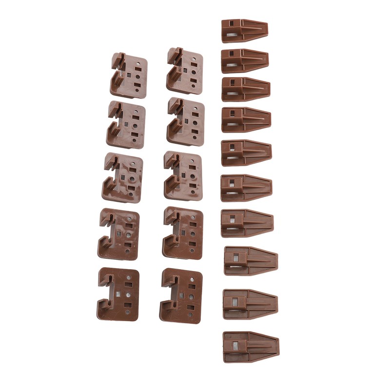 10 Sets Dresser Drawer Slides Plastic Drawer Slides and Guides
