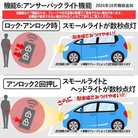 Prius α Alpha ZVW40 ZVW41W Safety Sense for Vehicles with Switching Function, Vehicle Speed Interlocking Door Lock & Auto Hazard Kit (With Re-Lock Function)