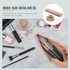 Beavorty Travel Makeup Brush Holder & Makeup Sponge Holder, 2Pcs