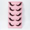Curled Fake Lashes for Lash Extensions, 5 Pairs Cat Eye