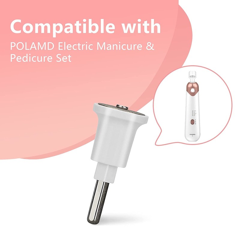 POLAMD Manicure Replacement Sapphire Wheel Nail Cutter Attachments Bits for