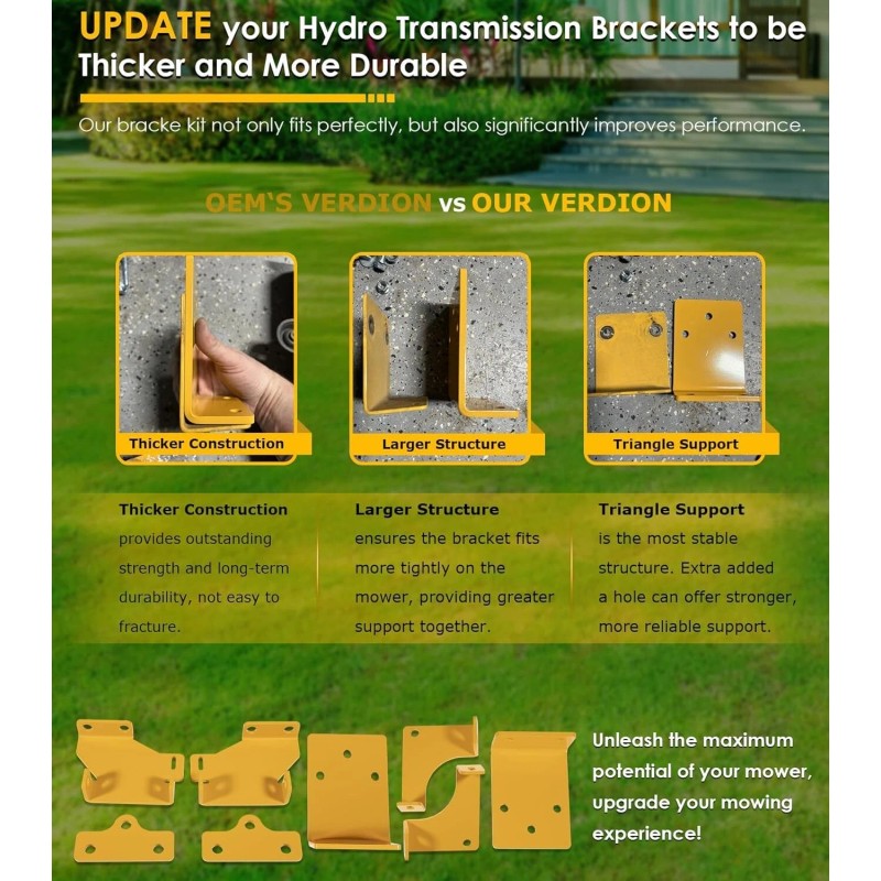 Yoursme For Hustler Raptor SD/SDX Zero Turn Mower Transmission Hydro