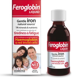 Feroglobin Gentle Iron and Nutrient Liquid - Reduce Tiredness and Fatigue | Maintain Health and Vitality | Natural Iron Source