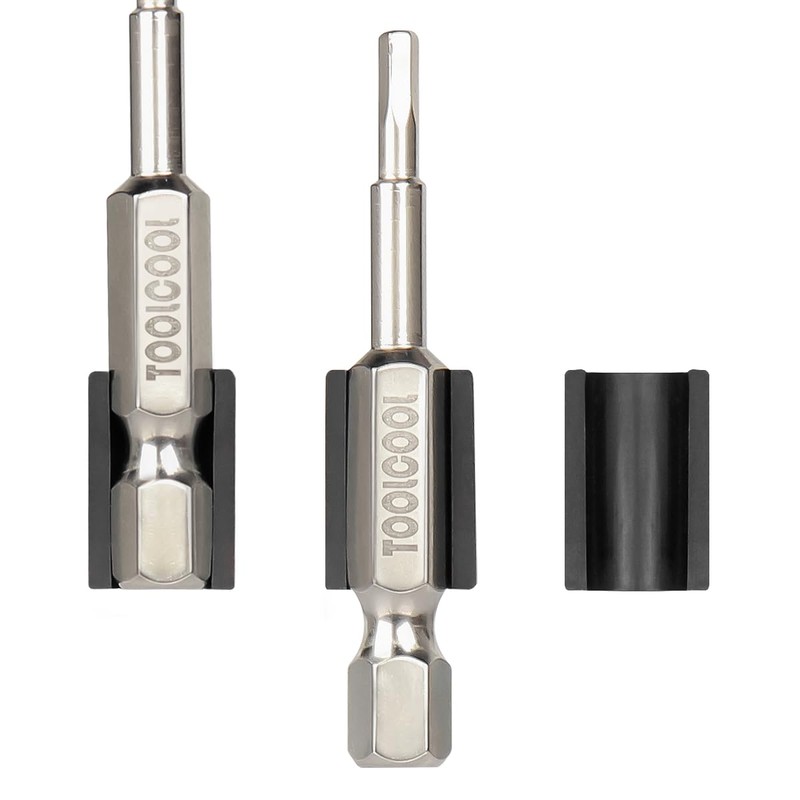 Toolcool 10pcs 12 Holes Hex Shank Screwdriver Bit Holder Plastic