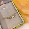 Leawede 2pzs Collar Y Pulseras Tulipán Oro Regalos Para Mujer