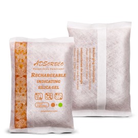 ADSORBCO REDEFINING DESICCANT (500 Gram 2 Packages) Adsorbco Rechargeable  Silica Gel Packets