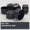 SKIR'CO Pack of 4 Fence Post Caps Round 51 mm