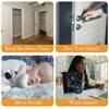 2-Pack Magnetic Door Stoppers, Heavy Duty Stainless Steel Door Holder