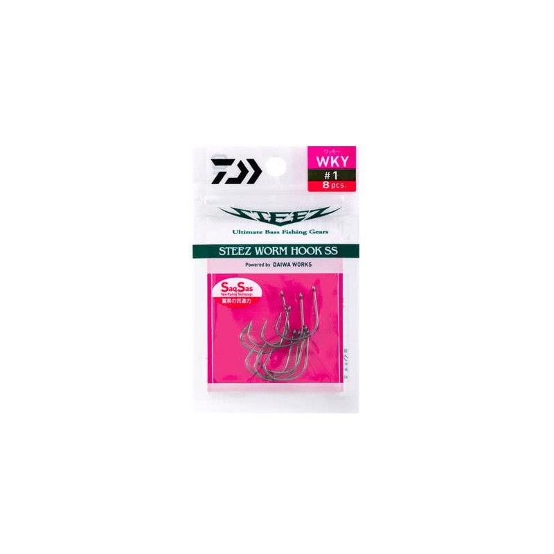 DAIWA Steases Worm Hook SS Wacky WKY 1.5