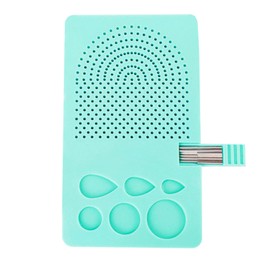 WLICCHS Paper Quilling Kits Quilling Tool Quil Board with Pins Storage Light Blue Grid Guide and Quilling Template for Paper Making Winder Roll Square Craft Home Tool