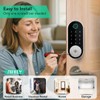 Built-in WiFi Fingerprint Smart Deadbolt with Keypad – Keyless Entry