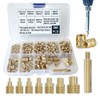 Threaded Inserts for plastic with Heat Set Insert Tools-Brass Metric