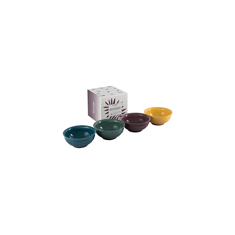 Le Creuset Botanique Stoneware Mini Bowls (4 Pieces Set)