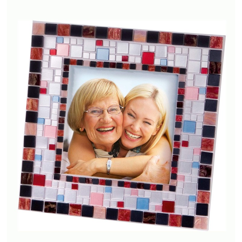 Folia 57019 Mosaic Handicraft Set with 2 Picture Frames 800-Pieces