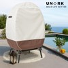 UNARK Outdoor Egg Chair Cover, Wicker Patio Egg Chair Covers