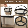Filtro de café reutilizable de 5 tazas, cesta de filtro