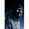 Security Embroidered Ski Mask Winter Cap (Neon Pink)