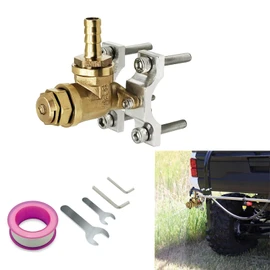 Boomless Spray Nozzle, #10#12 Orifices Brass Boomless Broadcast Nozzle for ATV Spot Sprayer Up to 31 feet scanning range, Compatible with Multi-Purpose ATV/UTV Tank Sprayer for Lawn & Garden, Farm.