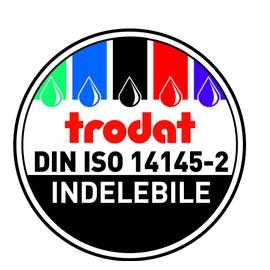 Trodat 7011 Black Ink Bottle for Tampons or Pads Refill 60ml Water Based Ink for Stamping Documents Clean and Sharp Fingerprints Resealable Lid