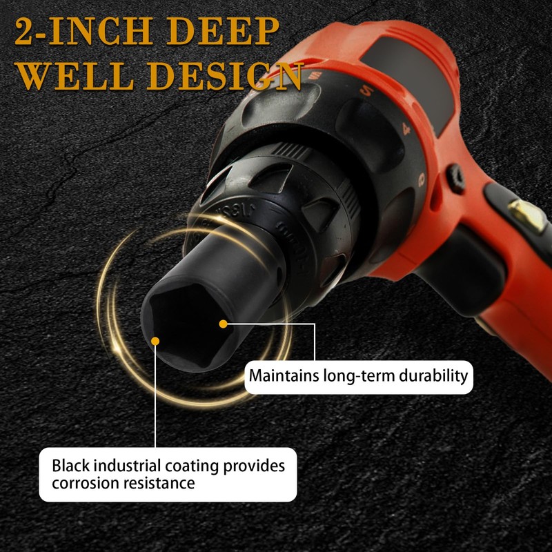 Penta Socket With 1/2" Drive and 13/16" 5-Point Utility, For