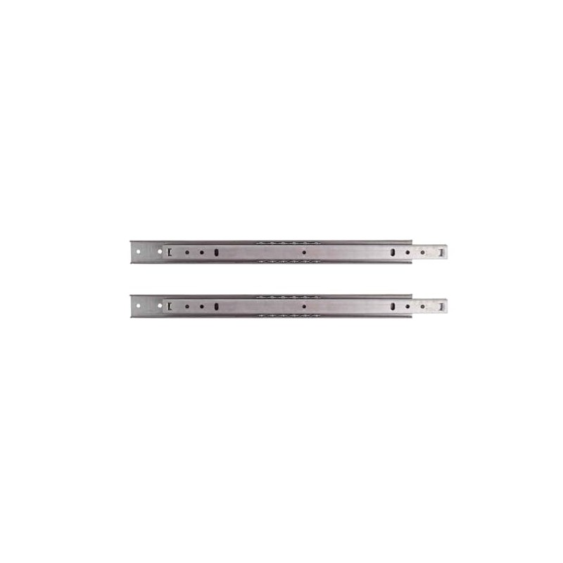 Keypak 2 Pack Zinc Plated Ball Bearing Drawer Runners -