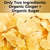 Organic Crystallized Ginger Slices Kosher Non GMO Sweet and Spicy
