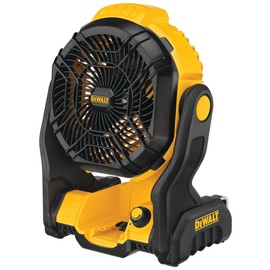 DEWALT 20V MAX Cordless Jobsite Fan, Battery Powered Rechargeable Fan Portable, Tool Only (DCE512B)