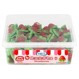 Jelly Filled Strawberries (VIDAL) 120 Count