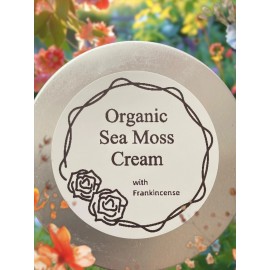 Secrets of Sedona Organic Sea Moss Cream with Frankincense, Cleansing, Balancing, Intense Moisture