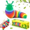 KFMX Juguete Gusano Babosa Antiestrés Sensorial Bebe Colores