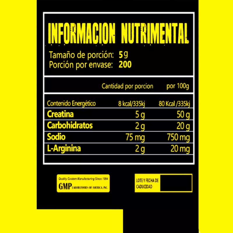 34 ZERO Suplemento 34 ZERO Creatina de 1kg - polvo
