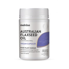 Melrose Australian Flaxseed Oil Vegan Capsules 240 Veg Caps