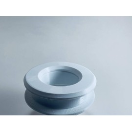 2" ID White Ceiling Tile Grommet - Fits 1/2" - 5/8” Thickness.