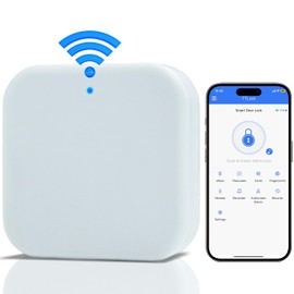 Smart Lock G2 WiFi Gateway,Keyless Entry Door Lock & TT Lock App Bluetooth Remotely Control, Paired with Smart Door Lock WiFi Gateway Smart Hub Compatible with Alexa Voice Control