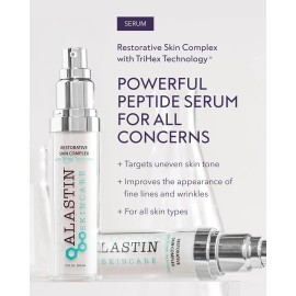 Suero facial antienvejecimiento complejo restaurador para la piel Alastin 1 oz reafirmante de niacinamida