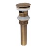 Pop Up Sink Drain Copper Sink Drain Stopper Vessel Vintage
