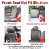 Flying Banner Car Seat Covers Front Seats Rear Bench Polyester