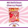 ALBERT’S Big Slice Cherry Lollipops – 48 Count Bulk Pack