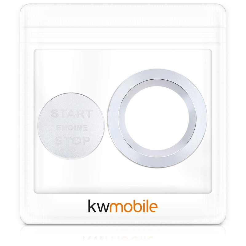 kwmobile Start/Stop Button Ring Frame and Cover Compatible with Land
