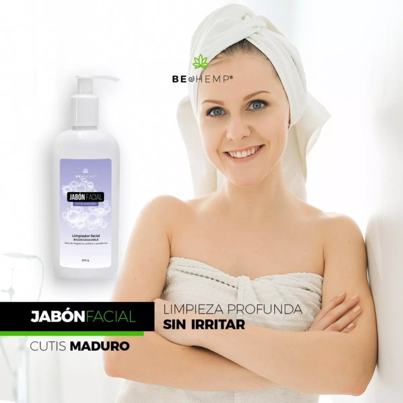 Beohemp Jabón Para Piel Madura Y Piel Normal Kit 2