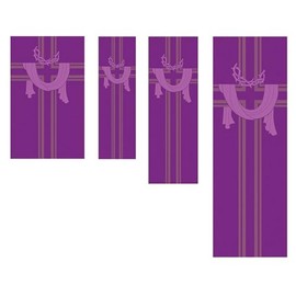 Trinity Church Supply All Seasons Series Banner Ideal for Churches, Chapels, and Home Devotions, Powerful Religious Symbols and Scripture, Crown of Thorns, 3ft x 5ft