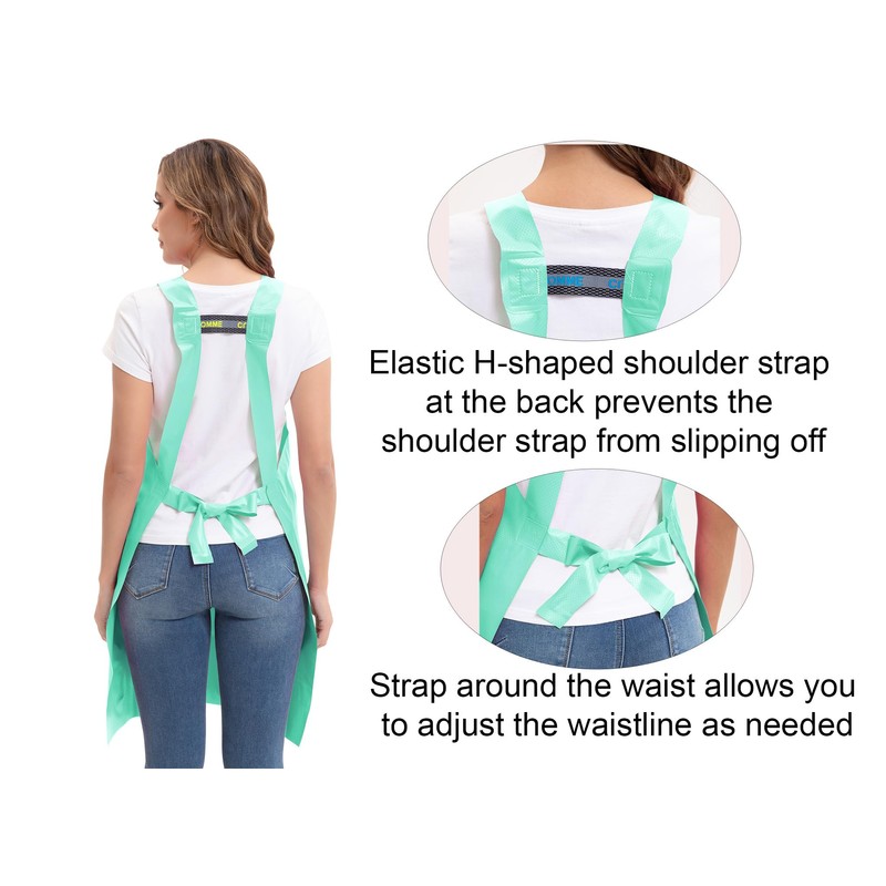 Nanxson Unisex TPU wasserdichte Schürze Leichte Dünn Schürze Arbeitsschürze mit