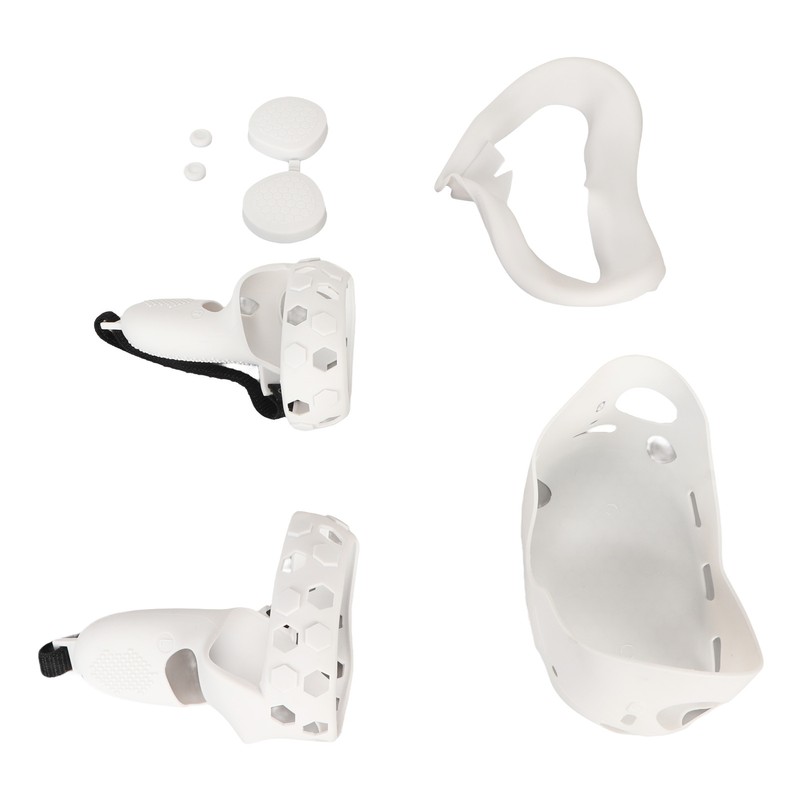 5 in 1 Silicone Cover Set for Quest 2 Includes