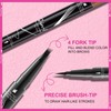 Microblading Eyebrow Pencil, Eyebrow Pencil, 2-in-1 Waterproof, Smudge-Proof, 3D Eyebrow