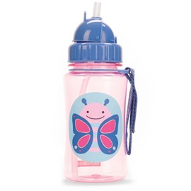Skip Hop Straw Cup, Toddler Transition Sippy Cup, Butterfly