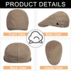 Qossi Newsboy Cap for Men Flat Hats Adjustable Breathable Irish