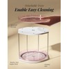 2 Pack 2-Tier Lazy Susan Turntable, 9.05” Rotating Acrylic Organizer